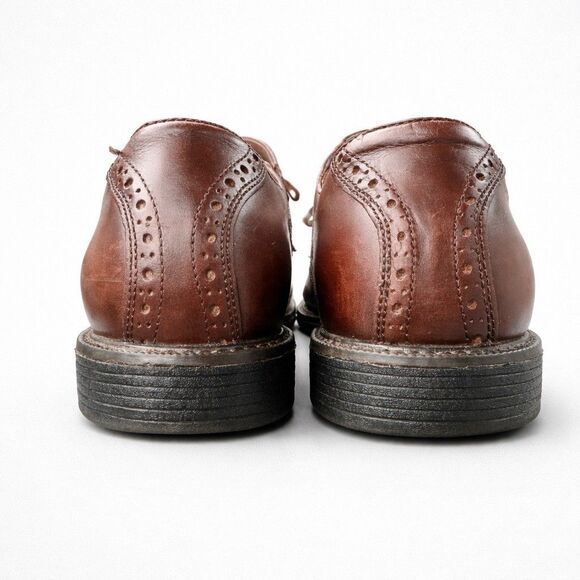 Johnston & Murphy XC4 Waterproof Oxford Dress Shoes Brown Leather Mens 10